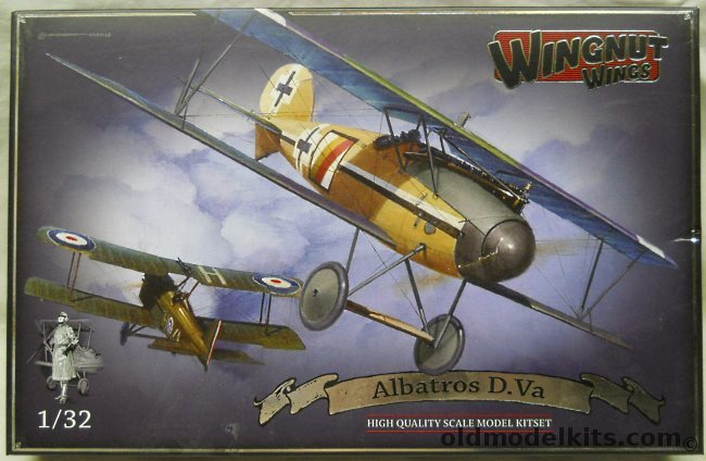Wingnut Wings 1/32 Albatros D.Va - With TigerModels Exhaust - (D-Va), 32015 plastic model kit